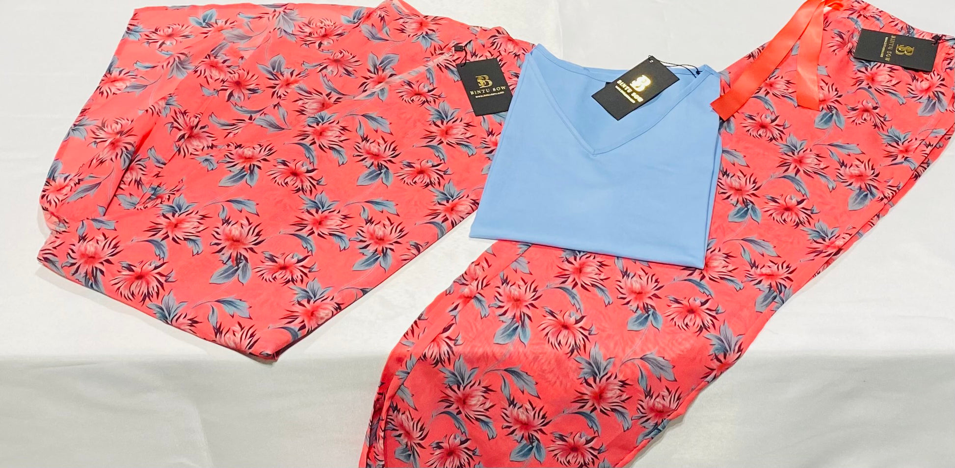 Women’s 3Pcs Soft Pajamas Set